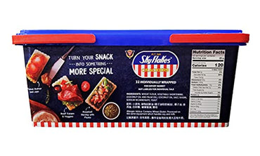 M.Y. San SkyFlakes Filipino Crackers 32 Packs 800g (Pack of 2)