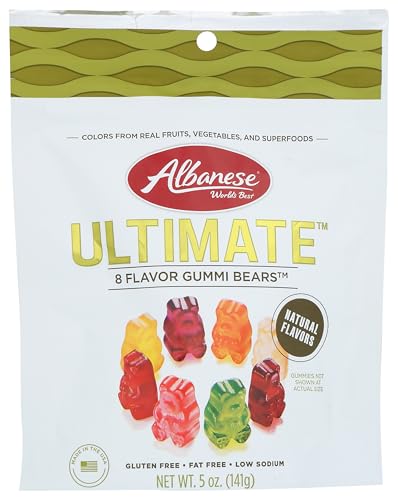 Albanese Ultimate 8 Flavor Gummi Bears 5 oz Albanese