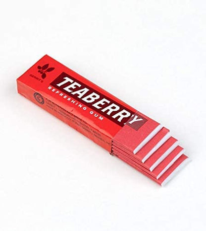 Gerrit's Teaberry Gum Chewing Gum 5 Pieces (Pack of 5)