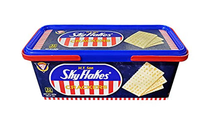 M.Y. San SkyFlakes Filipino Crackers 32 Packs 800g (Pack of 2)