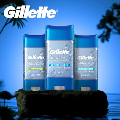Gillette Anti-perspirant/deodorant Clear Gel (Pack of 6)