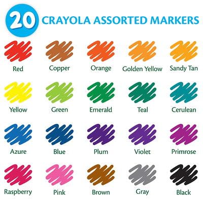 Crayola Broad Line Classic Markers 8 Count (Pack of 2)