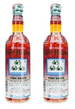 Three Crabs Brand Fish Sauce 24 Ounce Bottle (Pack of 2)