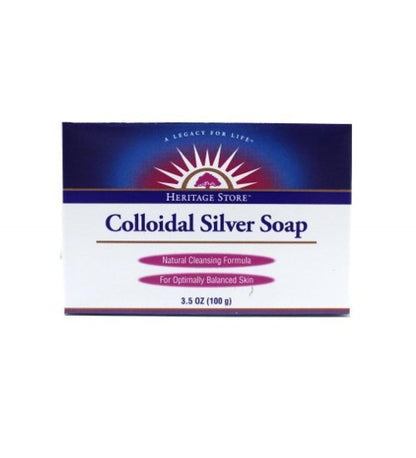 HERITAGE STORE Colloidal Silver Soap 3.5 oz Heritage Store