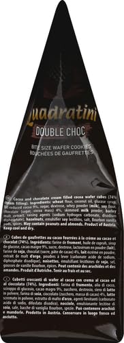 Loacker Quadratini Premium Double Choc Wafer Cookies 8.82oz