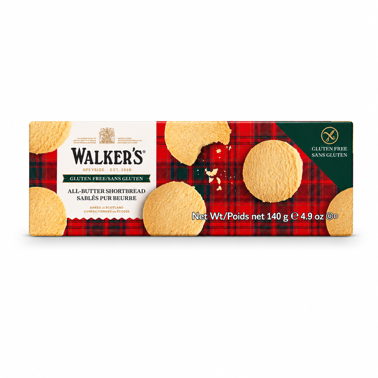 Walkers Gluten-Free Shortbread Rounds