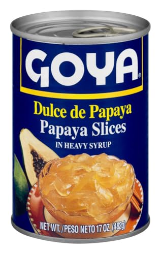Goya, Papaya Slices In Heavy Syrup, 17 oz Goya