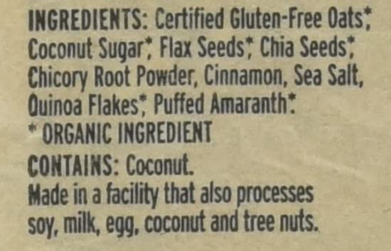 Purely Elizabeth Superfood Vegan Oatmeal Classic Cinnamon 9.12 Oz 6 Packets