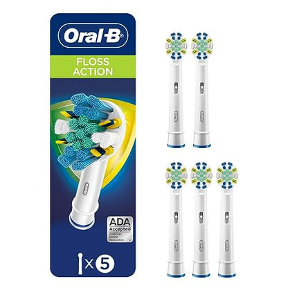 Oral-B FlossAction Replacement Brush Heads, 5 Count Oral-B