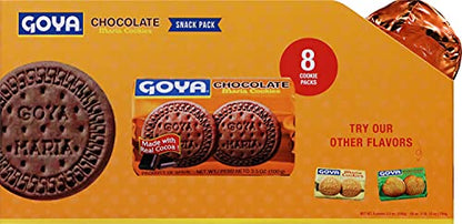 Goya Foods Chocolate Maria Cookies, 3.5 Ounce (Pack of 8)