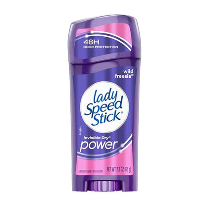 Lady Speed Stick Invisible Dry Antiperspirant, Wild Freesia, 2.3 oz (Pack of 6) Lady Speed Stick