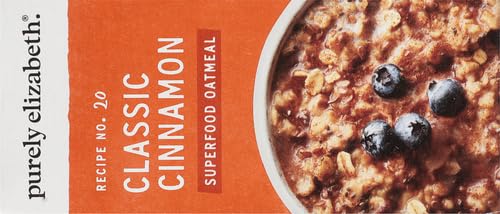 Purely Elizabeth Superfood Vegan Oatmeal Classic Cinnamon 9.12 Oz 6 Packets