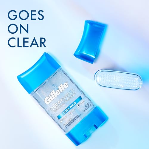 Gillette Anti-perspirant/deodorant Clear Gel (Pack of 6)