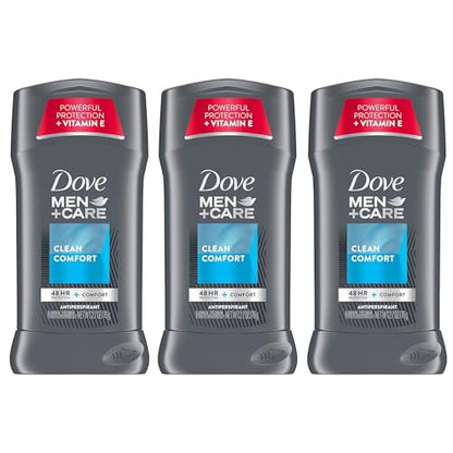 Dove Men+Care Antiperspirant Deodorant 48-hour sweat and odor (Pack of 3) Dove Men+Care