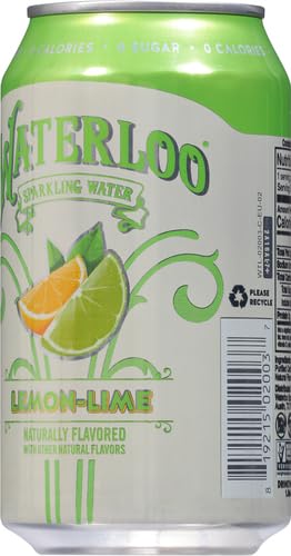 Waterloo Sparkling Water Lemon-Lime Sparkling Water 12 Fl Oz