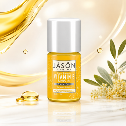 JASON Natural Vitamin E 32 000 IU Extra Strength Skin Oil Targeted Solution 1 fl oz
