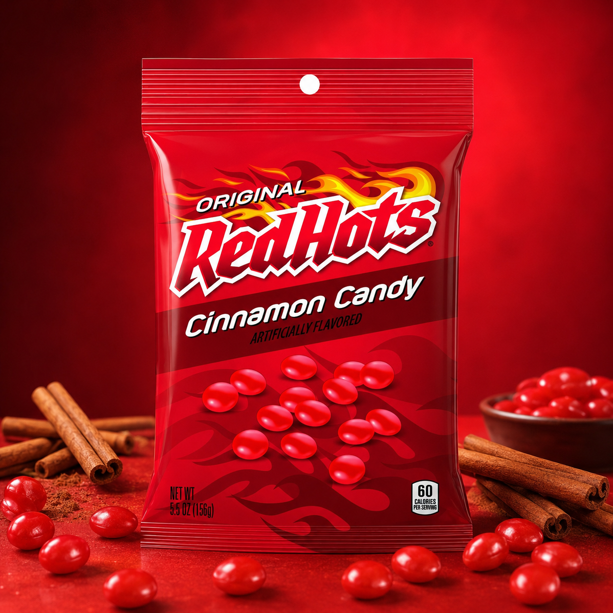 Ferrara RedHots Original Cinnamon Hard Candy 5.5 oz