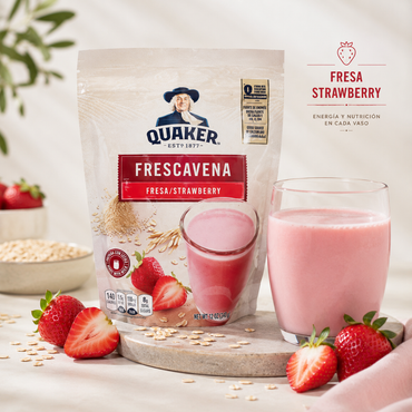 Quaker Frescavena Fresa (Strawberry) Oat Beverage Mix 33.3 oz