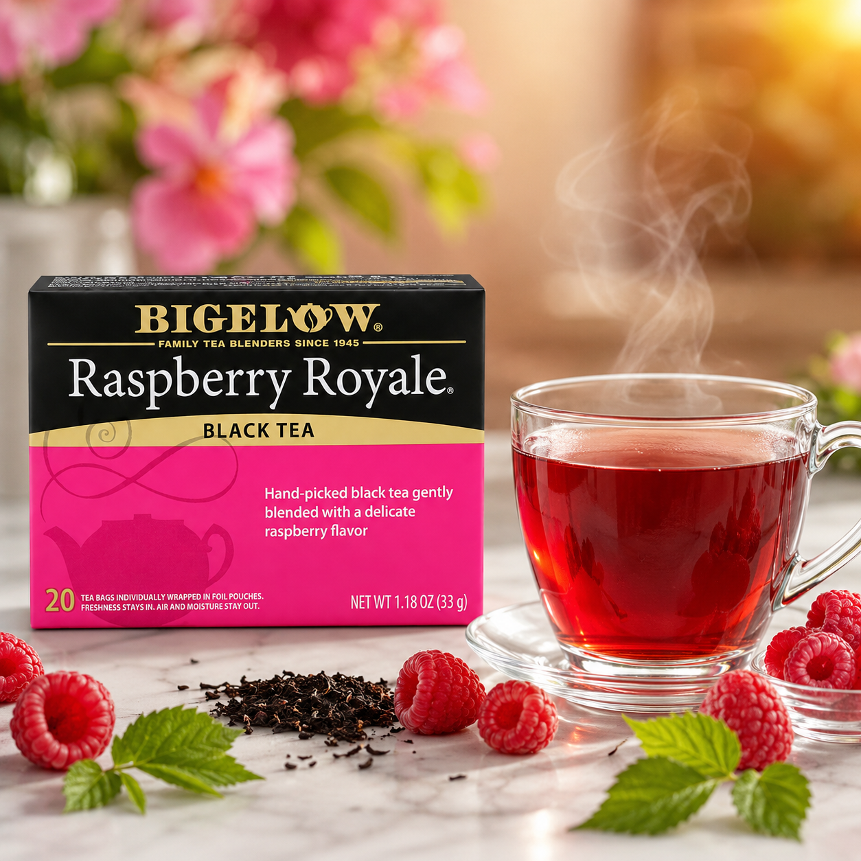 Bigelow Tea Raspberry Royale Tea Bags 20 ct