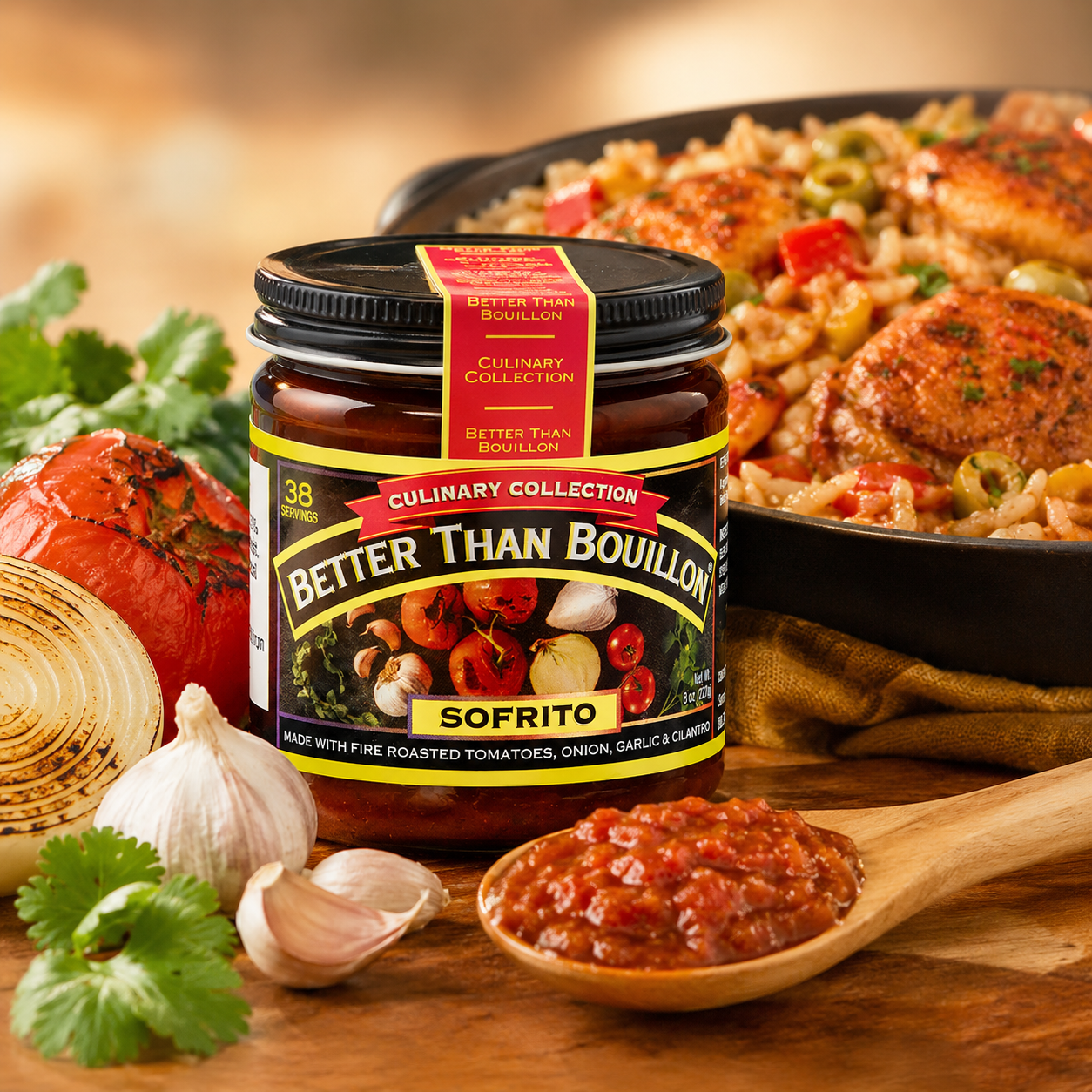 Better Than Bouillon Sofrito Base Concentrated Flavoring 8-Ounce Glass Jar 38 Servings
