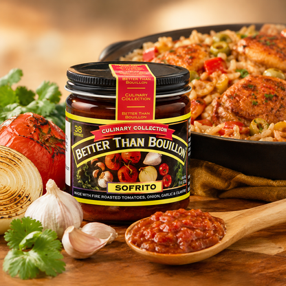 Better Than Bouillon Sofrito Base Concentrated Flavoring 8-Ounce Glass Jar 38 Servings