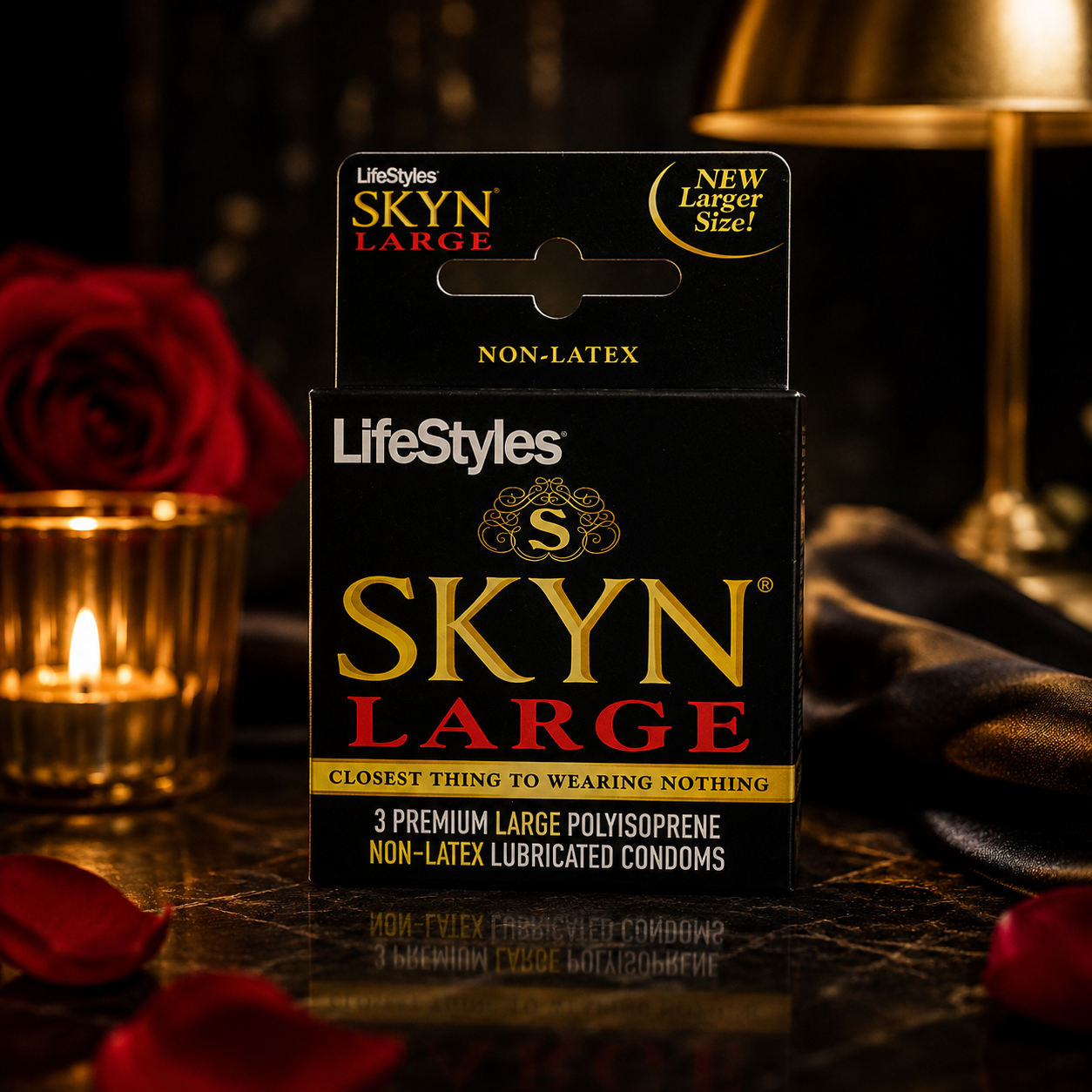 Lifestyles Skyn Large Non-Latex, 3 Count
