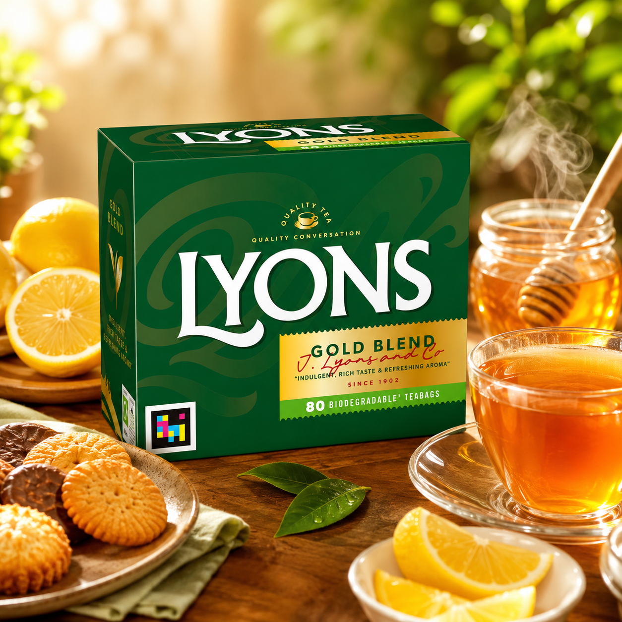 Lyons Gold Tea 80 Tea Bags Fast Brew