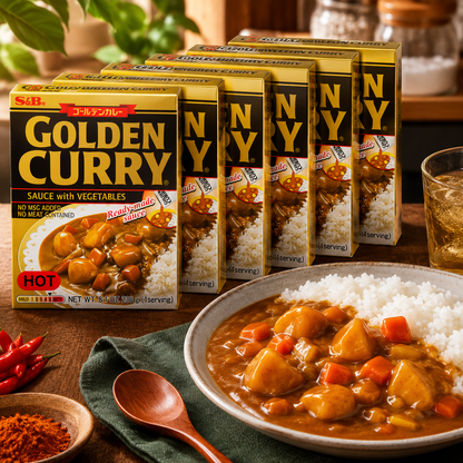 S&B Curry Gold Vegetable Hot Seasoning 8.1 oz