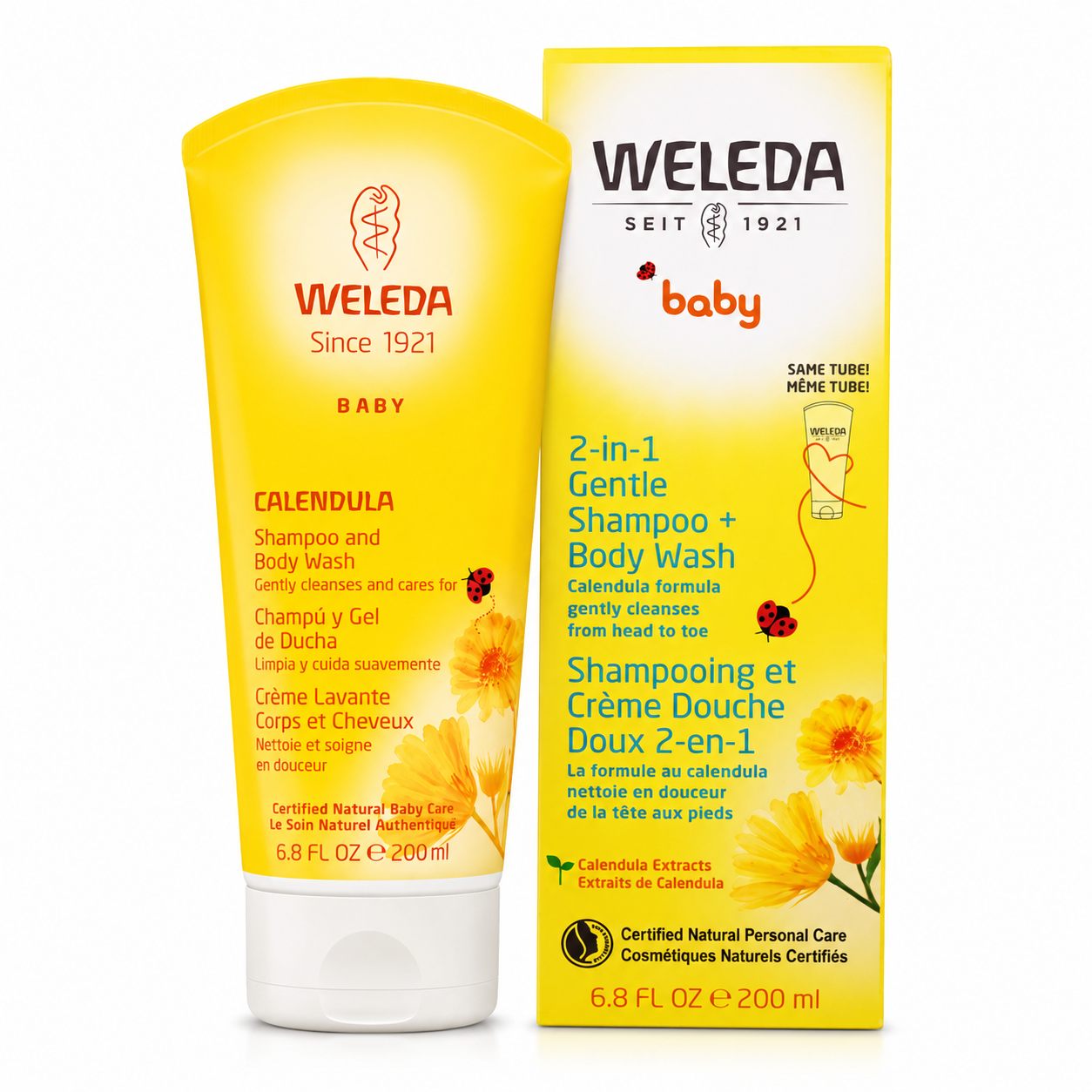 Weleda Shampoo Body Wash Calendula 6.8 OZ
