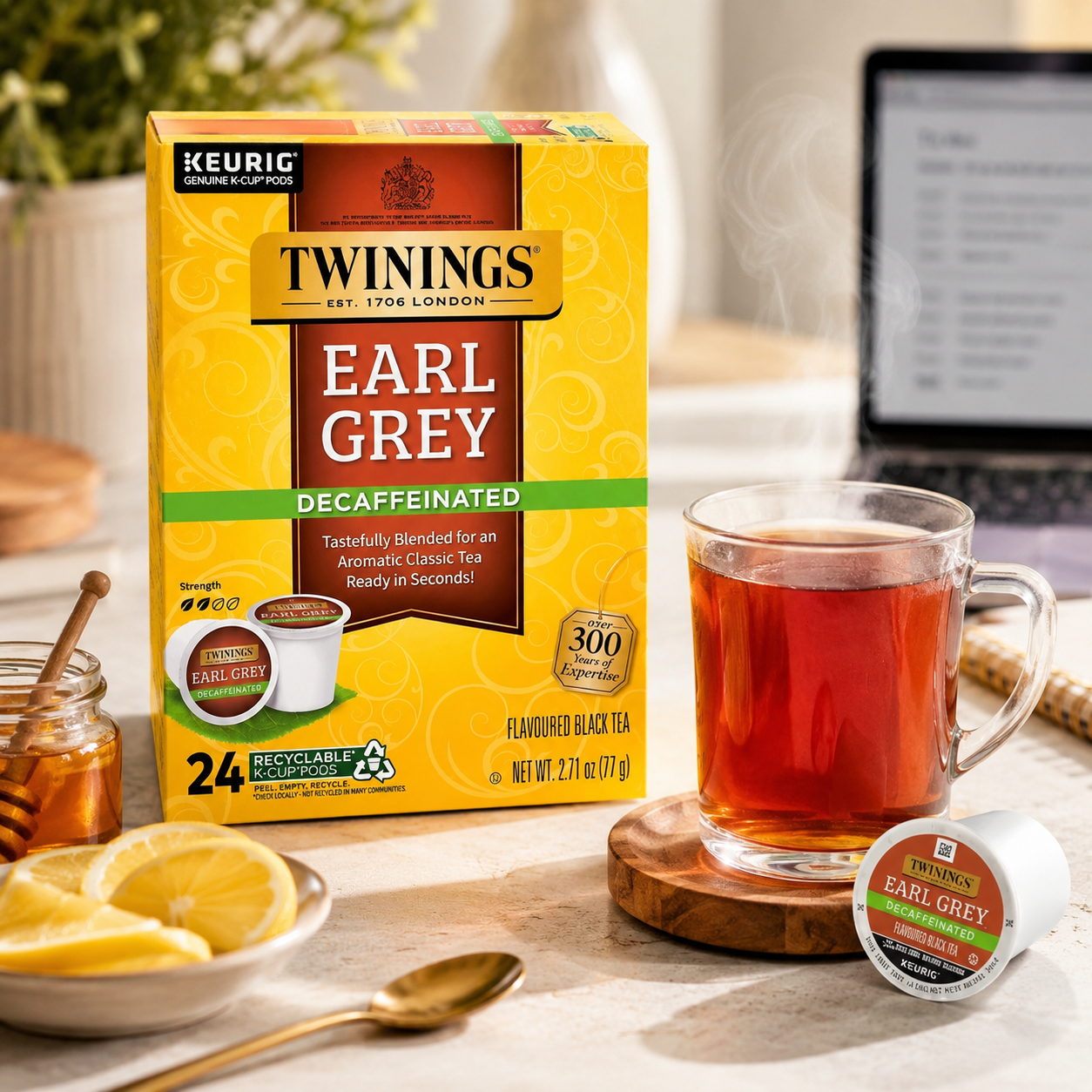 Twinings Earl Grey Decaf Tea Keurig K-Cups
