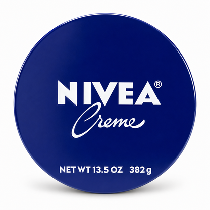 Nivea Creme Tin Whole Body Moisturizer for Acne-Prone Skin, Alcohol-Free & Antiseptic 400ml