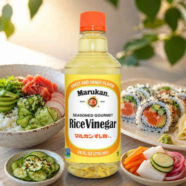 Marukan Seasoned Gourmet Rice Vinegar PET Bottle 24 oz