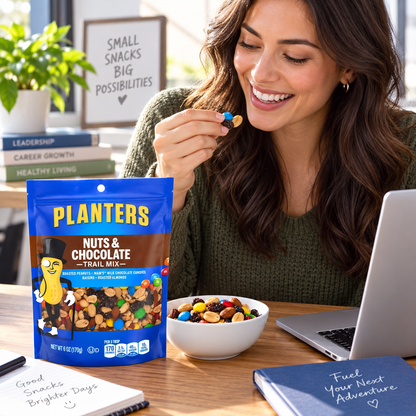 Planters Nuts & Chocolate M&M's, 6 oz Bags (Pack of 12) Planters