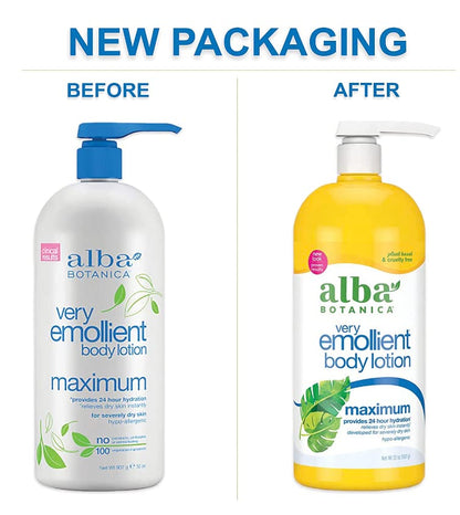 Very Emollient Body Lotion Maximum Dry Skin Formula 2 pk 32 oz