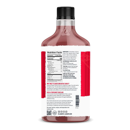 Lakanto Sugar Free Maple Syrup Monk Fruit Sweetener Keto Vegan 1g Net Carbs 13 fl oz (Pack of 2)