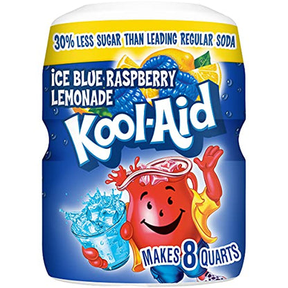 Kool-Aid Caffeine Free Blue Raspberry Lemonade Sweetened Powdered Drink Mix 1 Kool-Aid