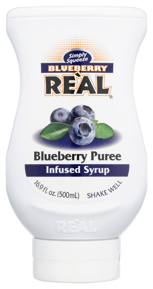 Real Infused Exotics Blueberry Puree Syrup, 16.9 fl oz Reàl