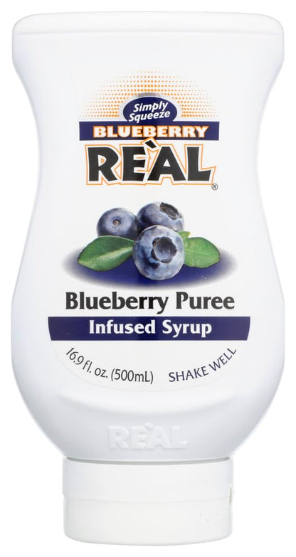 Real Infused Exotics Blueberry Puree Syrup, 16.9 fl oz Reàl