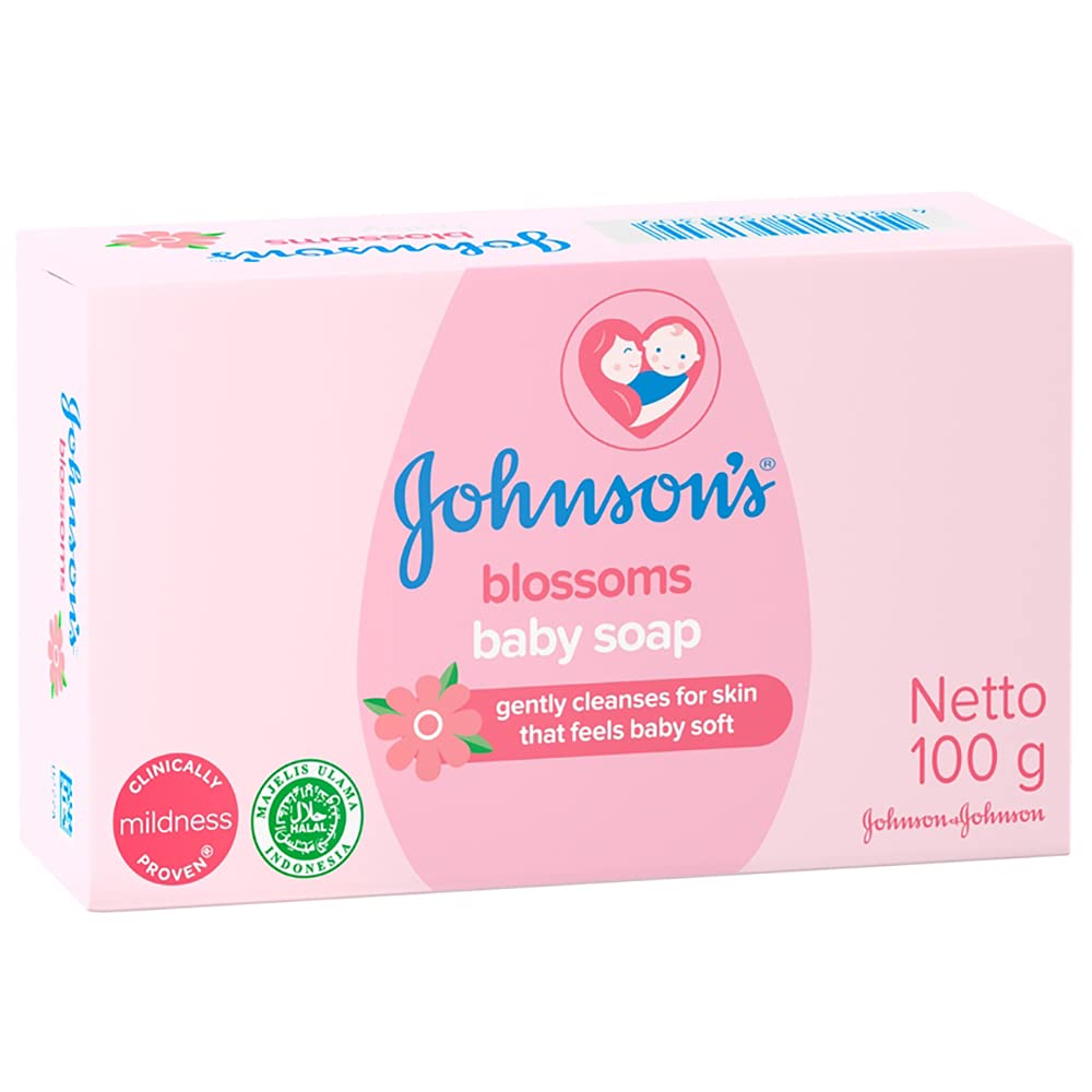 Johnson & Johnson Baby Lotion Bar Soap Blossoms Scent 3.52 Ounce (Pack of 12)
