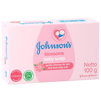 Johnson & Johnson Baby Lotion Bar Soap Blossoms Scent 3.52 Ounce (Pack of 12)