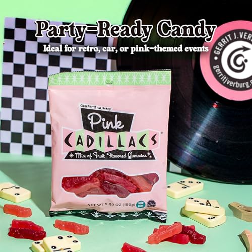 Gerrit's Gummy Pink Cadillacs, 5.2 Ounces