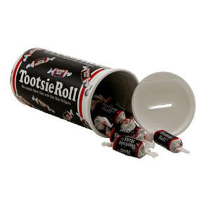 Tootsie Roll Bank Filled with Midgees 4 oz