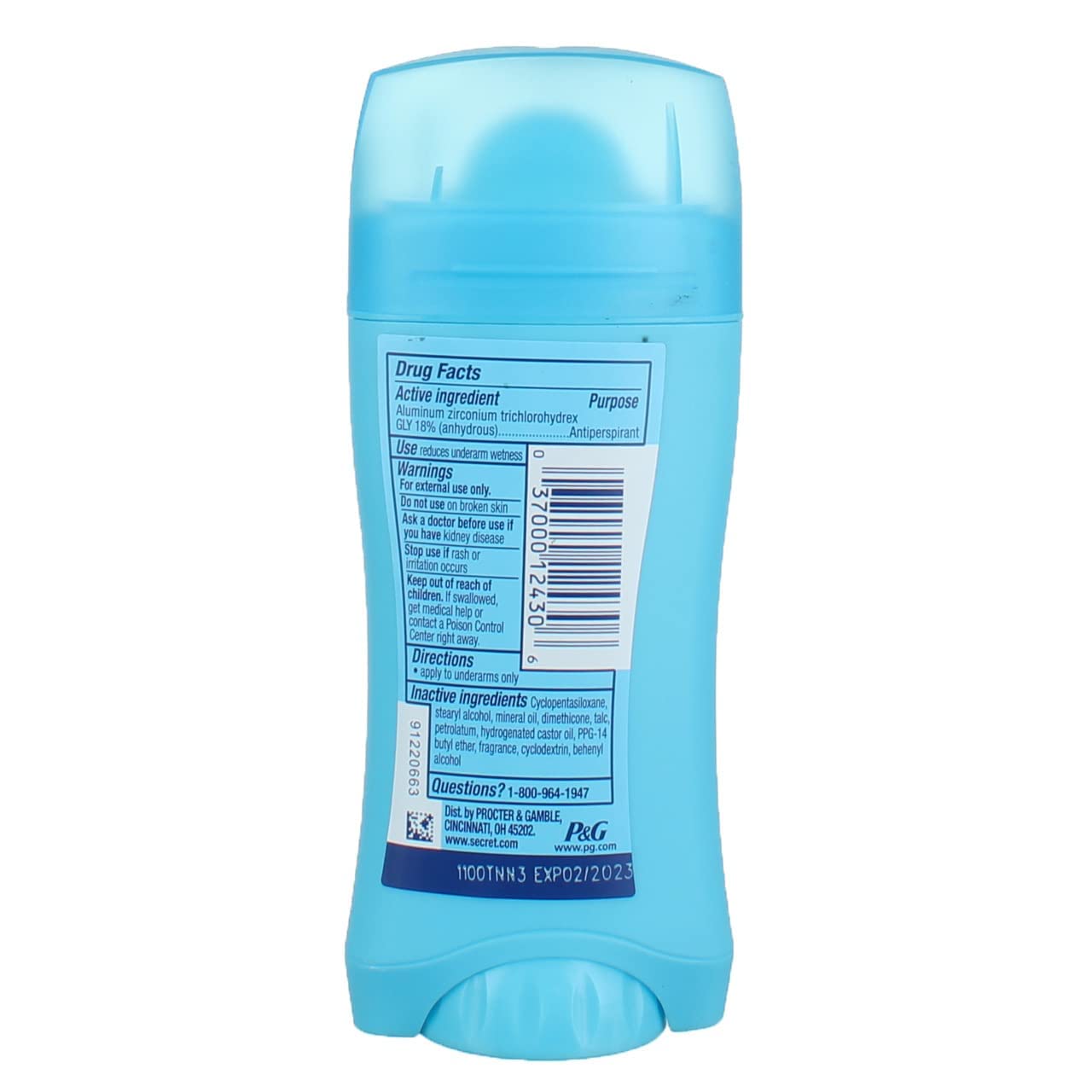 Secret Deodorant Spring Breeze Solid 2.6 Ounce 77ml