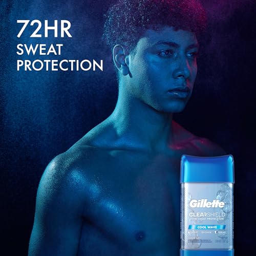 Gillette Anti-perspirant/deodorant Clear Gel (Pack of 6)
