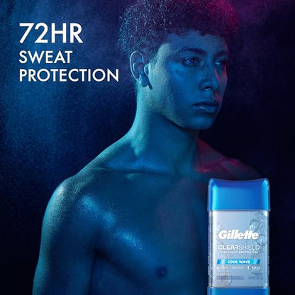 Gillette Anti-perspirant/deodorant Clear Gel (Pack of 6)