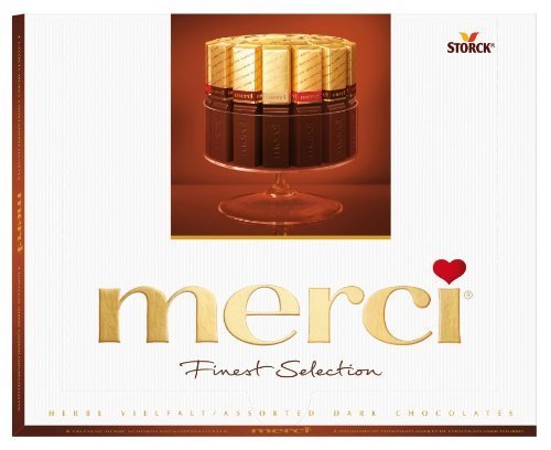 Merci European Chocolates, 7 oz (Pack of 4) Merci