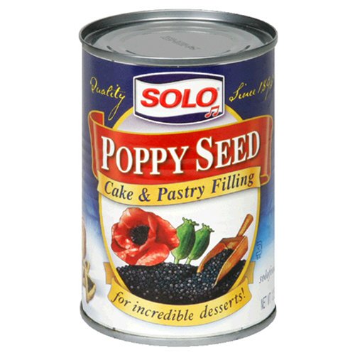 SOLO Poppy Seed Filling 12.5 Ounce (Pack of 12)