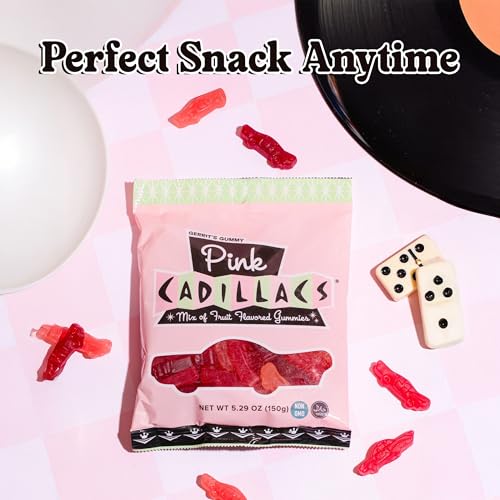 Gerrit's Gummy Pink Cadillacs, 5.2 Ounces