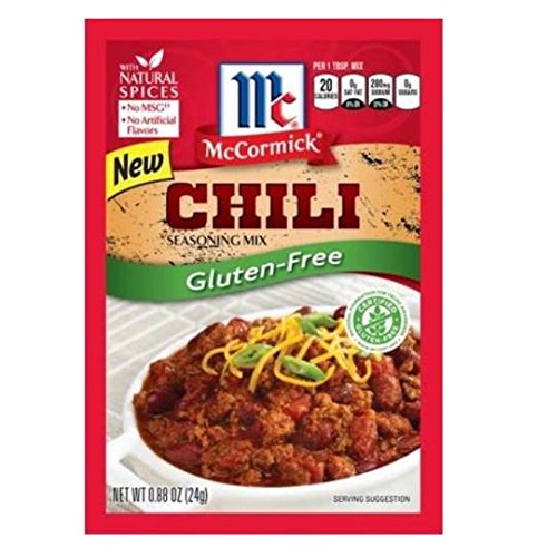 McCormick Gluten Free Chili Seasoning Mix 1 oz Packets (Pack of 4)