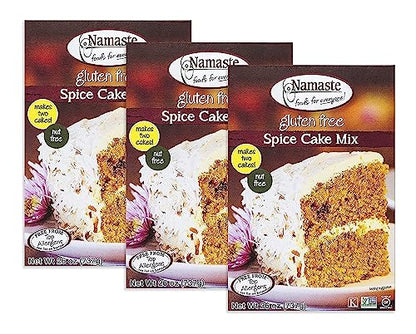Namaste Foods, Gluten Free Spice Cake Mix, 26-Ounce Bags (Pack of 3) Namaste Foods